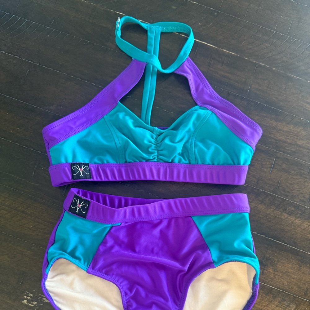 Kandi Kouture Purple and Teal Set